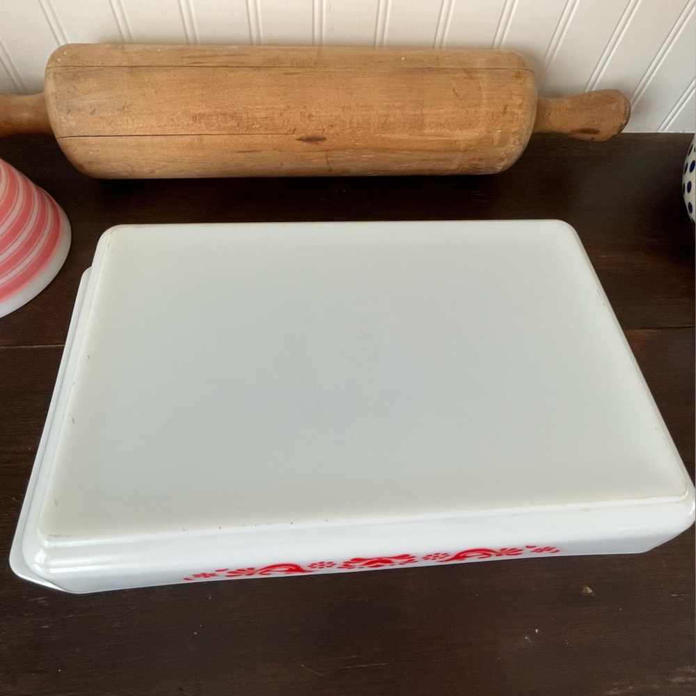 Vintage Pyrex Friendship Red Birds Lasagna Pan❤️ - Picture 14 of 16